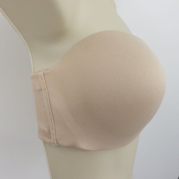 Maidenform 38C SE0004 Self Expressions Beige Strapless Underwire Bra Padded - Picture 2 of 13